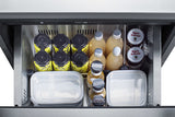 SUMMIT  24" Wide 2-Drawer All-Refrigerator, ADA Compliant - Stainless Steel (ADRD24)