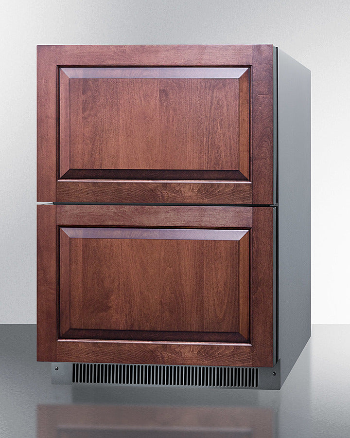 SUMMIT  24" Wide 2-Drawer All-Refrigerator, ADA Compliant - Stainless Steel (ADRD24)
