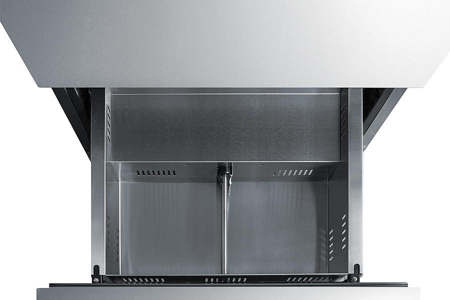SUMMIT  24" Wide 2-Drawer All-Refrigerator, ADA Compliant - Stainless Steel (ADRD24)