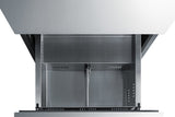 SUMMIT  24" Wide 2-Drawer All-Refrigerator, ADA Compliant - Stainless Steel (ADRD24)