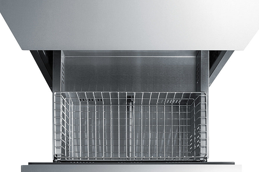 SUMMIT  24" Wide 2-Drawer All-Refrigerator, ADA Compliant - Stainless Steel (ADRD24)