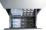 SUMMIT  24" Wide 2-Drawer All-Refrigerator, ADA Compliant - Stainless Steel (ADRD24)