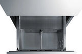 SUMMIT  24" Wide 2-Drawer All-Refrigerator, ADA Compliant - Stainless Steel (ADRD24)