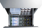 SUMMIT  24" Wide 2-Drawer All-Refrigerator, ADA Compliant - Stainless Steel (ADRD24)