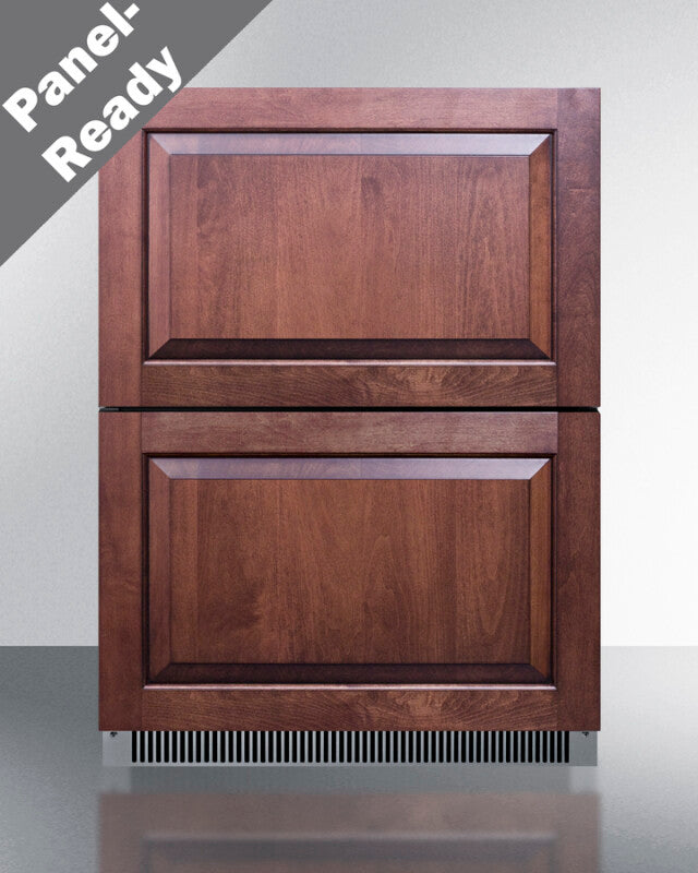 Summit 24" Wide 2-Drawer All-Refrigerator, ADA Compliant (Panels Not Included) - Panel Ready (ADRD24PNR)