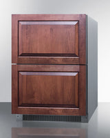 SUMMIT 24" Wide 2-Drawer All-Refrigerator, ADA Compliant (Panels Not Included) - Other (ADRD24PNR)