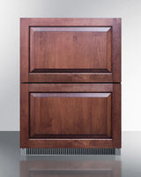 SUMMIT 24" Wide 2-Drawer All-Refrigerator, ADA Compliant (Panels Not Included) - Other (ADRD24PNR)