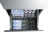 SUMMIT 24" Wide 2-Drawer All-Refrigerator, ADA Compliant (Panels Not Included) - Other (ADRD24PNR)