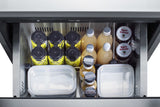 SUMMIT 24" Wide 2-Drawer All-Refrigerator, ADA Compliant (Panels Not Included) - Other (ADRD24PNR)