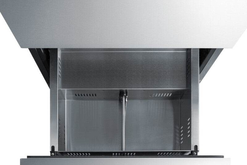 Summit 24" Wide 2-Drawer All-Refrigerator, ADA Compliant (Panels Not Included) - Panel Ready (ADRD24PNR)