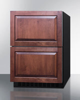 Summit 24" Wide 2-Drawer Refrigerator-Freezer, ADA Compliant - Panel Ready (ADRF244)