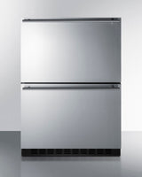 SUMMIT  SUMMIT 2 DRAWER REFER/FRZR ADA HORZNTL SS HNDL - Other (ADRF244)