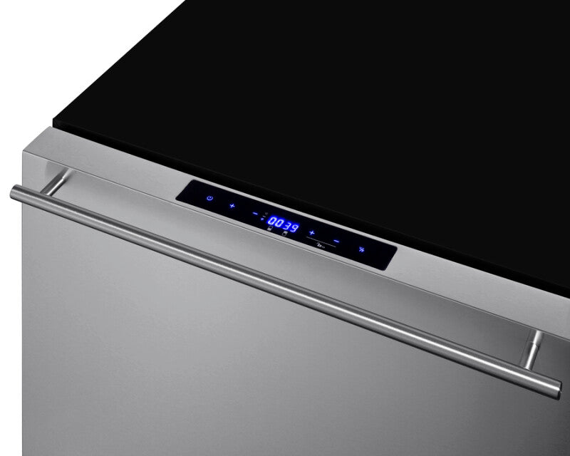 Summit 24" Wide 2-Drawer Refrigerator-Freezer, ADA Compliant - Panel Ready (ADRF244)