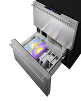 Summit 24" Wide 2-Drawer Refrigerator-Freezer, ADA Compliant - Panel Ready (ADRF244)