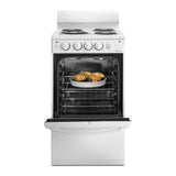AMANA  20-inch Electric Range Oven with Versatile Cooktop - White (AEP222VAW)