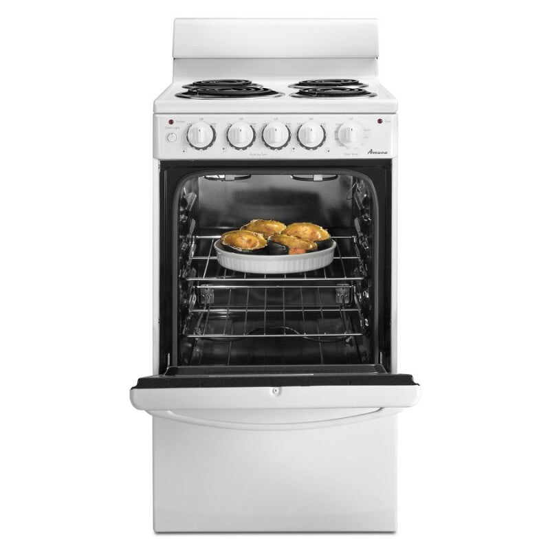 AMANA 20-inch Amana(R) Electric Range Oven with Versatile Cooktop -  (AEP222VAW)