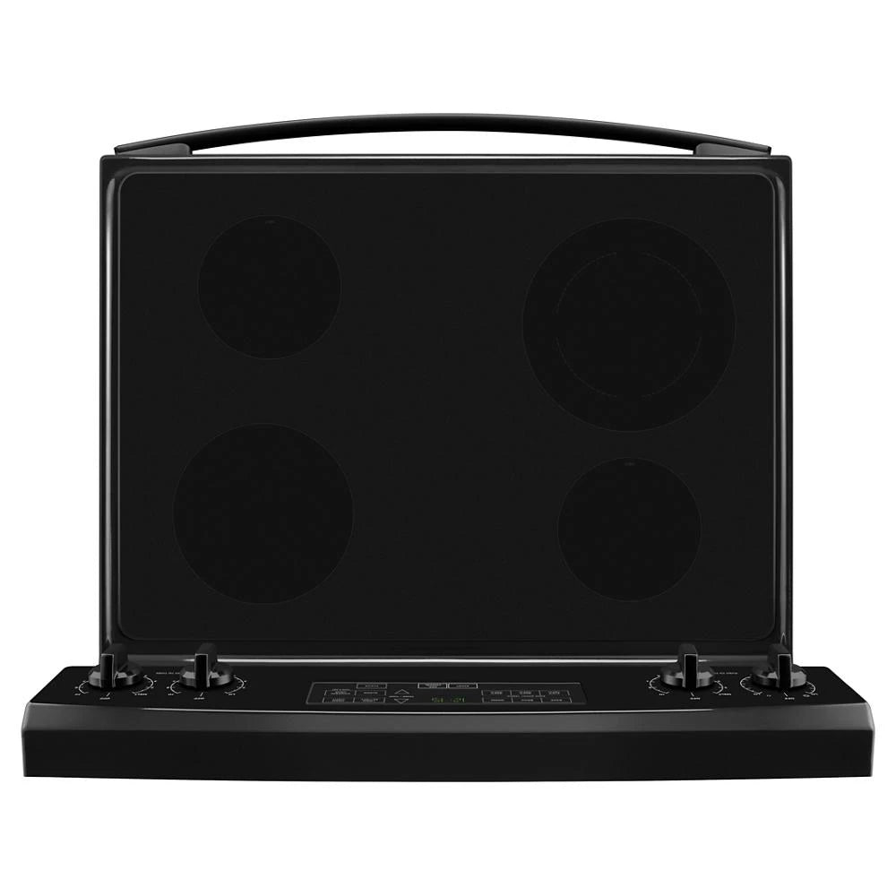 AMANA  30-inch Electric Range with Extra-Large Oven Window - Black (AER6303MFB)
