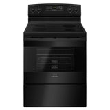 AMANA  30-inch Electric Range with Extra-Large Oven Window - Black (AER6303MFB)