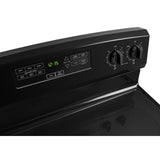 Amana 30-inch  Electric Range with Extra-Large Oven Window - Black (AER6303MFB)