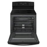 AMANA  30-inch Electric Range with Extra-Large Oven Window - Black (AER6303MFB)