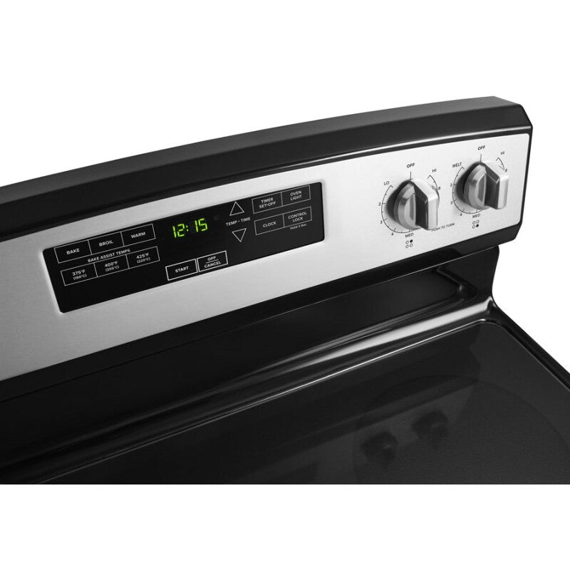 AMANA 30-inchElectric Range with Extra-Large Oven Window -  (AER6303MFS)