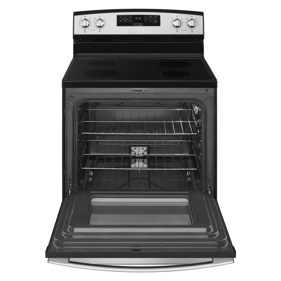 Amana 30-inchElectric Range with Extra-Large Oven Window - Stainless Steel (AER6303MFS)