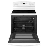 AMANA  30-inch Electric Range with Extra-Large Oven Window - White (AER6303MFW)