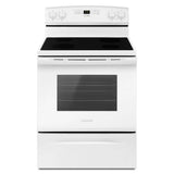 AMANA  30-inch Electric Range with Extra-Large Oven Window - White (AER6303MFW)