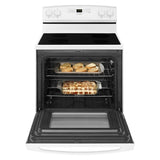 Amana 30-inch  Electric Range with Extra-Large Oven Window - White (AER6303MFW)