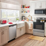 AMANA  30-inch Electric Range with Extra-Large Oven Window - Stainless Steel (AER6303MMS)