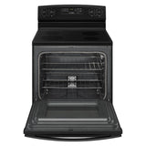 AMANA  30-inch Electric Range with Extra-Large Oven Window - Black (AER6603SFB)