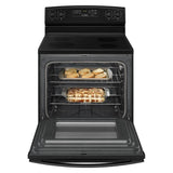 AMANA  30-inch Electric Range with Extra-Large Oven Window - Black (AER6603SFB)