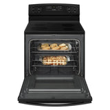 AMANA  30-inch Electric Range with Extra-Large Oven Window - Black (AER6603SFB)