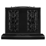 AMANA  30-inch Electric Range with Extra-Large Oven Window - Black (AER6603SFB)