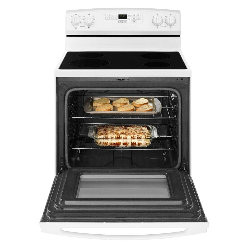 Amana 30-inch  Electric Range with Extra-Large Oven Window - White (AER6603SFW)