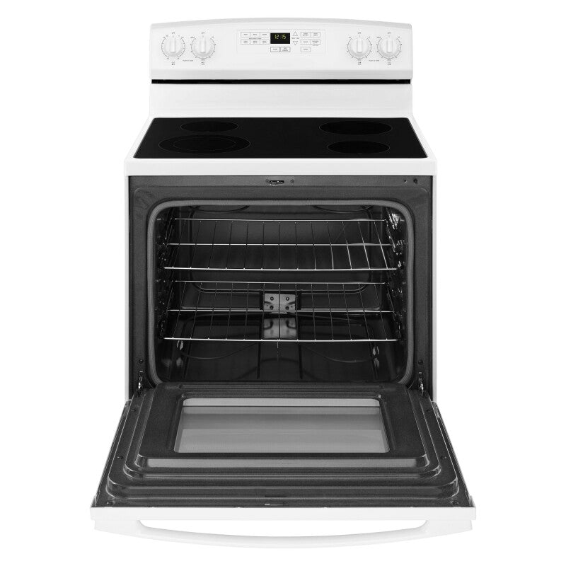 Amana 30-inch  Electric Range with Extra-Large Oven Window - White (AER6603SFW)