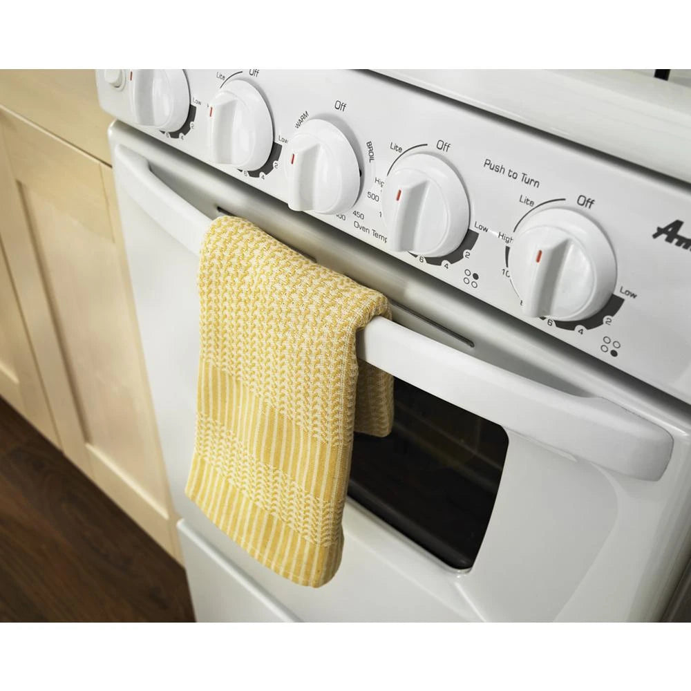 AMANA  20-inch Gas Range with Compact Oven Capacity - White (AGG222VDW)