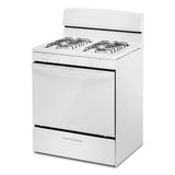 AMANA  30-inch Gas Range with Easy-Clean Glass Door - White (AGR4203MNW)