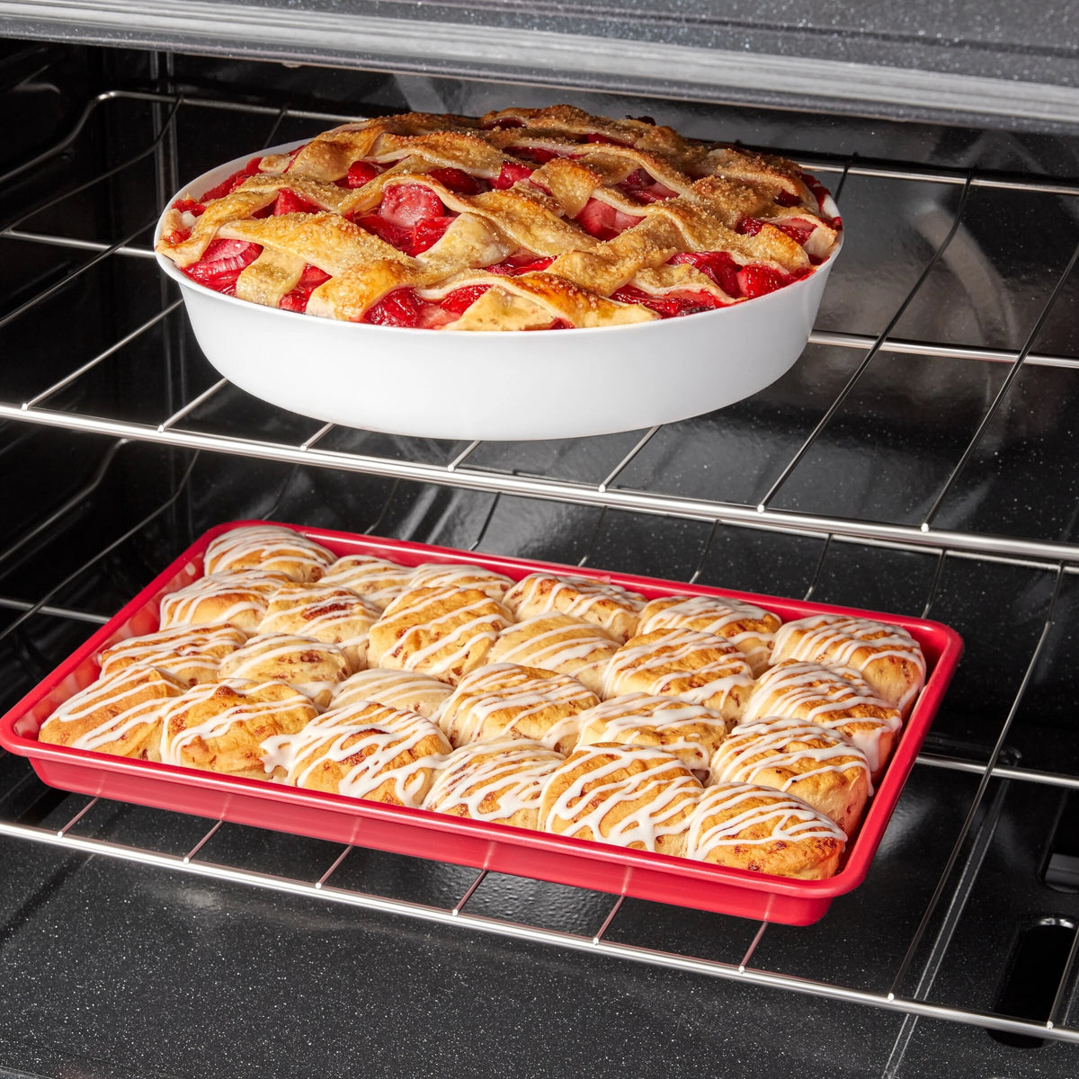 AMANA  30-inch Gas Range with Easy-Clean Glass Door - White (AGR4203MNW)