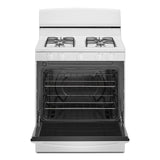 AMANA  30-inch Gas Range with Easy-Clean Glass Door - White (AGR4203MNW)