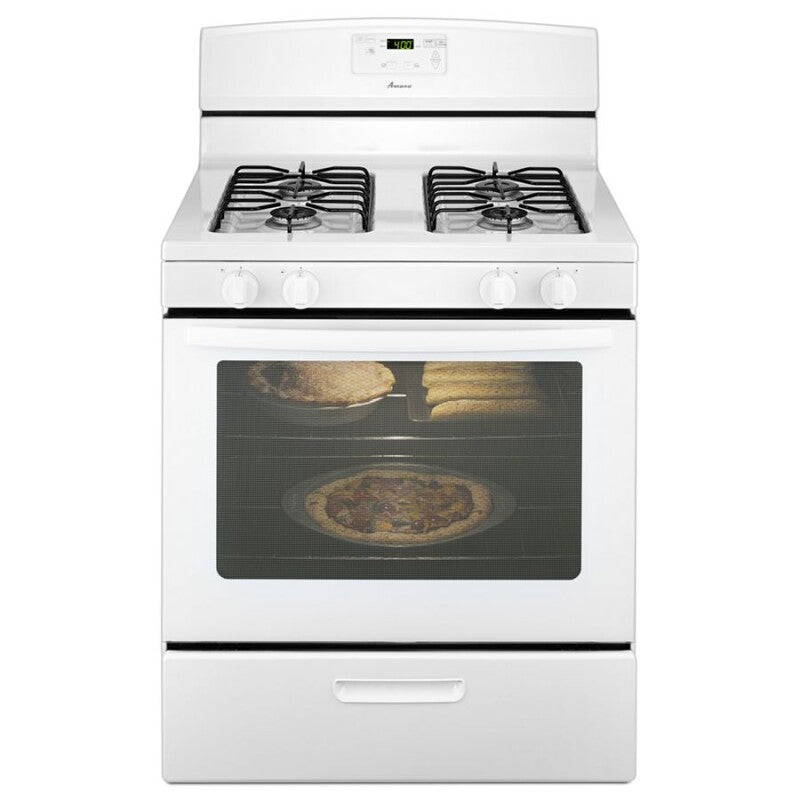 AMANA 30-inch Gas Range with Easy Touch Electronic Controls -  (AGR5330BAW)