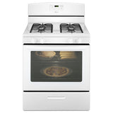 AMANA 30-inch Gas Range with Easy Touch Electronic Controls -  (AGR5330BAW)