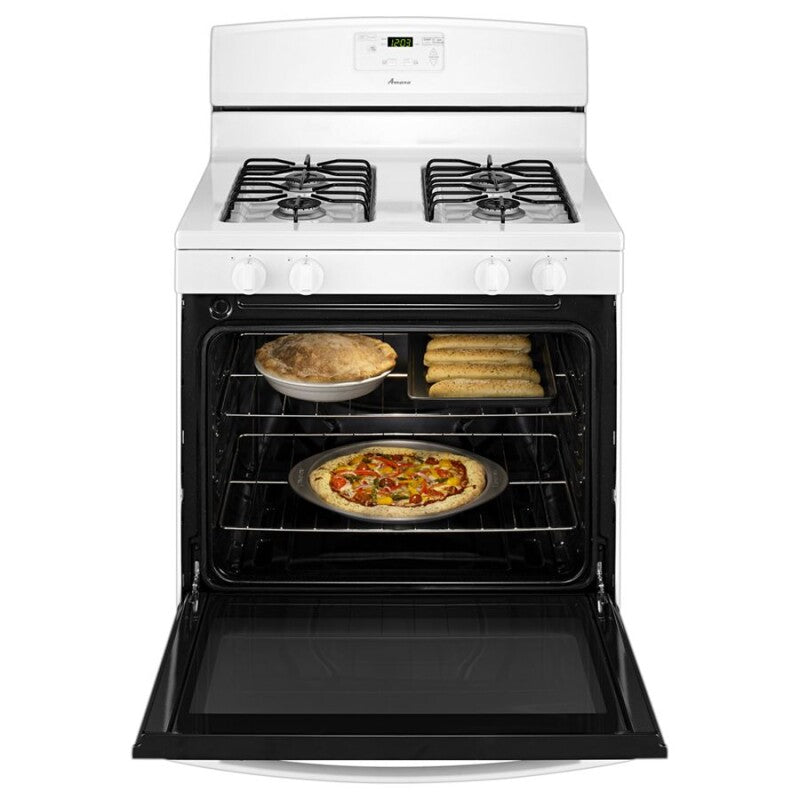 AMANA 30-inch Gas Range with Easy Touch Electronic Controls -  (AGR5330BAW)