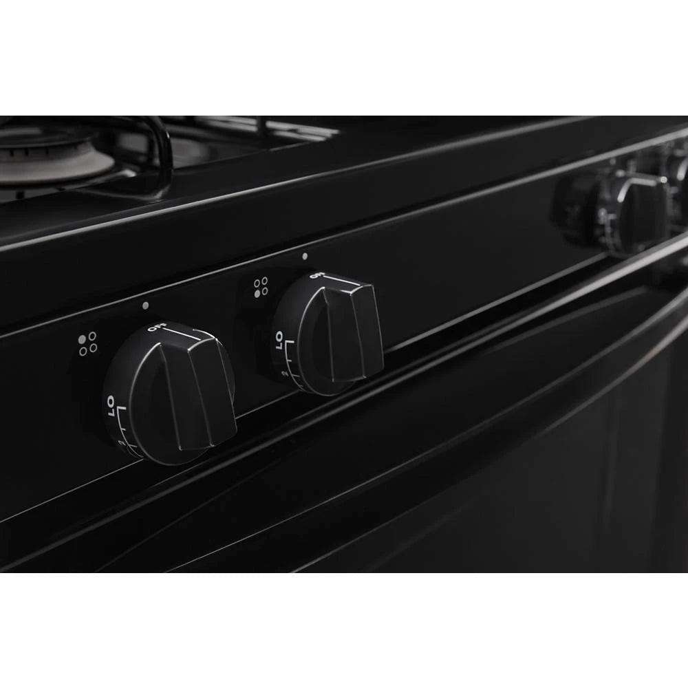 AMANA  30-inch Gas Range with Bake Assist Temps - Black (AGR6303MMB)