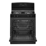 AMANA  30-inch Gas Range with Bake Assist Temps - Black (AGR6303MMB)