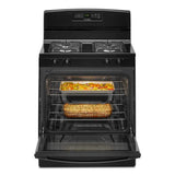 AMANA  30-inch Gas Range with Bake Assist Temps - Black (AGR6303MMB)