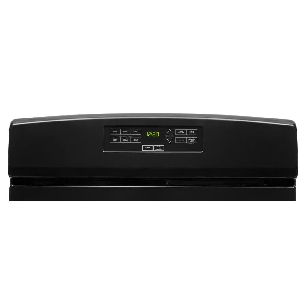 AMANA  30-inch Gas Range with Bake Assist Temps - Black (AGR6303MMB)
