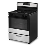 AMANA  30-inch Gas Range with Bake Assist Temps - Stainless Steel (AGR6303MMS)