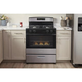 AMANA  30-inch Gas Range with Bake Assist Temps - Stainless Steel (AGR6303MMS)