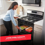 AMANA  30-inch Gas Range with Bake Assist Temps - Stainless Steel (AGR6303MMS)
